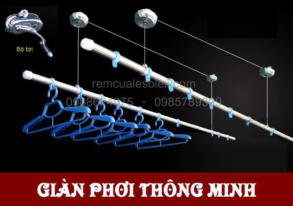 Giàn phơi thông minh - Công Ty TNHH Nội Thất Mặt Trời Việt